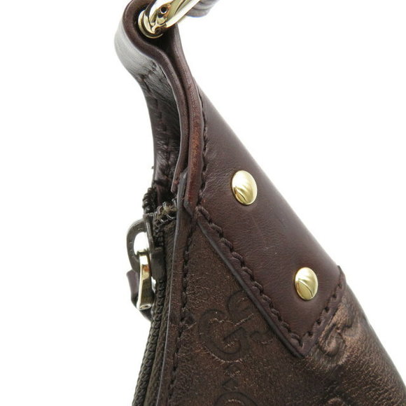 Gucci Guccissima Shoulder Bag leather brown metallic Black - Picture 8 of 10